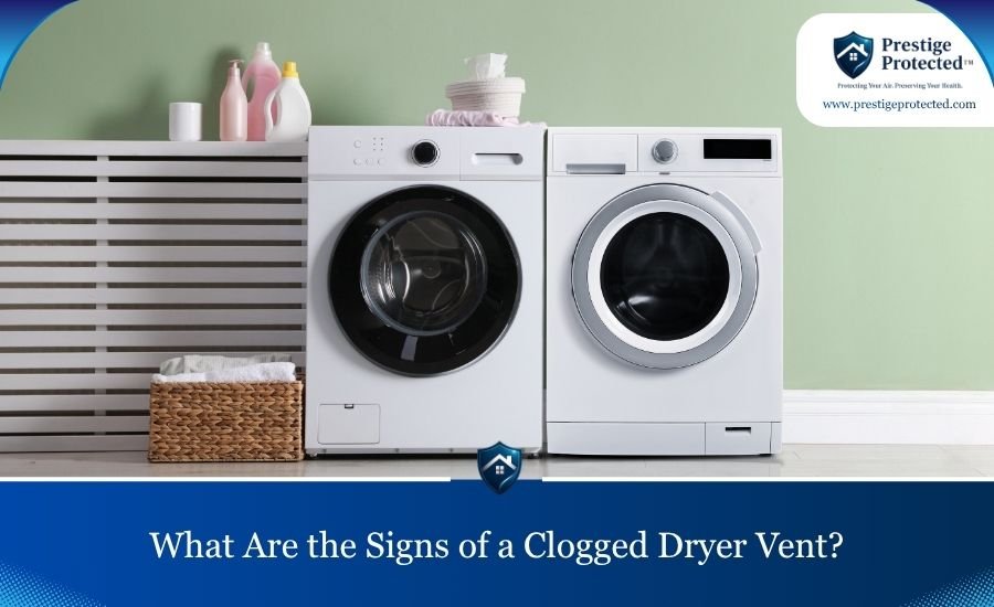 A frustrated homeowner checking a dryer full of damp clothes, demonstrating the frustration of extended drying cycles.