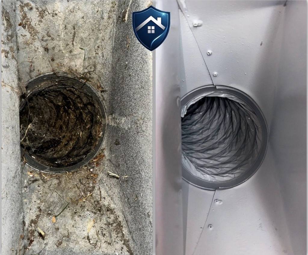 Air duct cleaning before and after in Knightdale, NC
